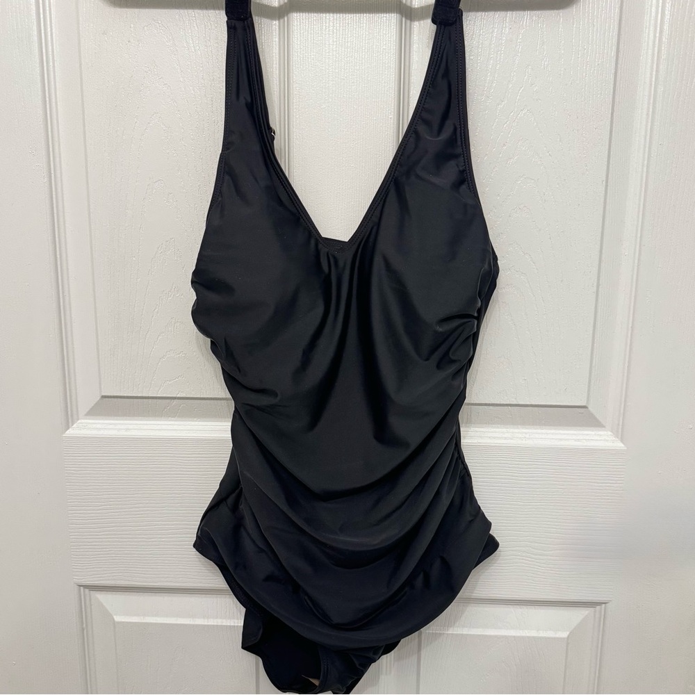 Black One-Piece Swimsuit